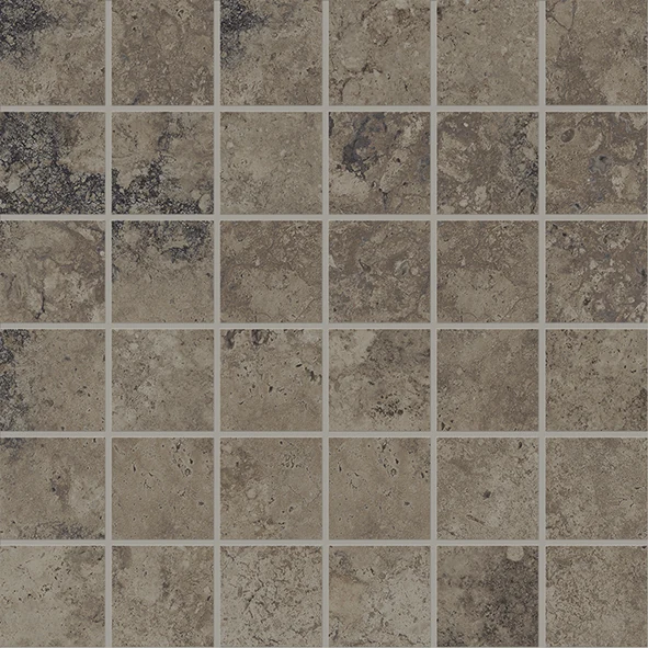 Provenza Unique Travertine Mosaico 50 X 50 Ancient Chocolate Naturale 30x30 см