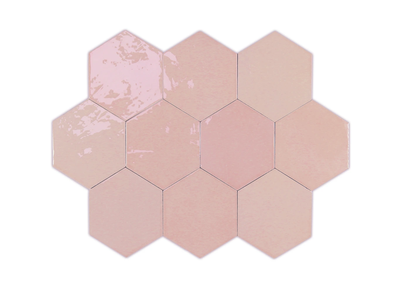 Zellige Hexa Pink