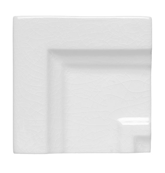 Спецэлемент MODERNISTA УГЛОВАЯ ВСТАВКА ANGULO MARCO CORNISA CLASICA C/C BLANCO (ADMO5410) 7.5x15 от ADEX (Испания)