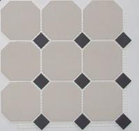 Керамогранит 4416 OCT14-1Ch White OCTAGON 16/Black Dots 14 30x30 от TopCer (Португалия)