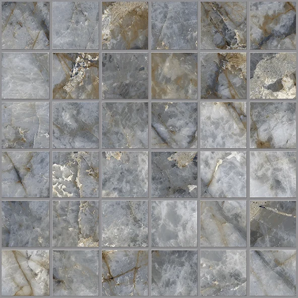 Emil Tele Di Marmo Revolution Mosaico 50 X 50 Blu Ande Naturale 30x30 см