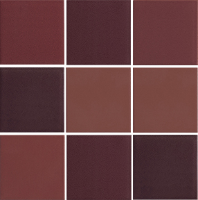 Керамогранит Peperino NET CHERRY (на сетке 9 шт. 10х10) 30x30