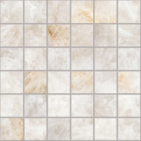 Emil Tele Di Marmo Precious Mosaico 50 X 50 Crystal Ambra Lappato 30x30 см