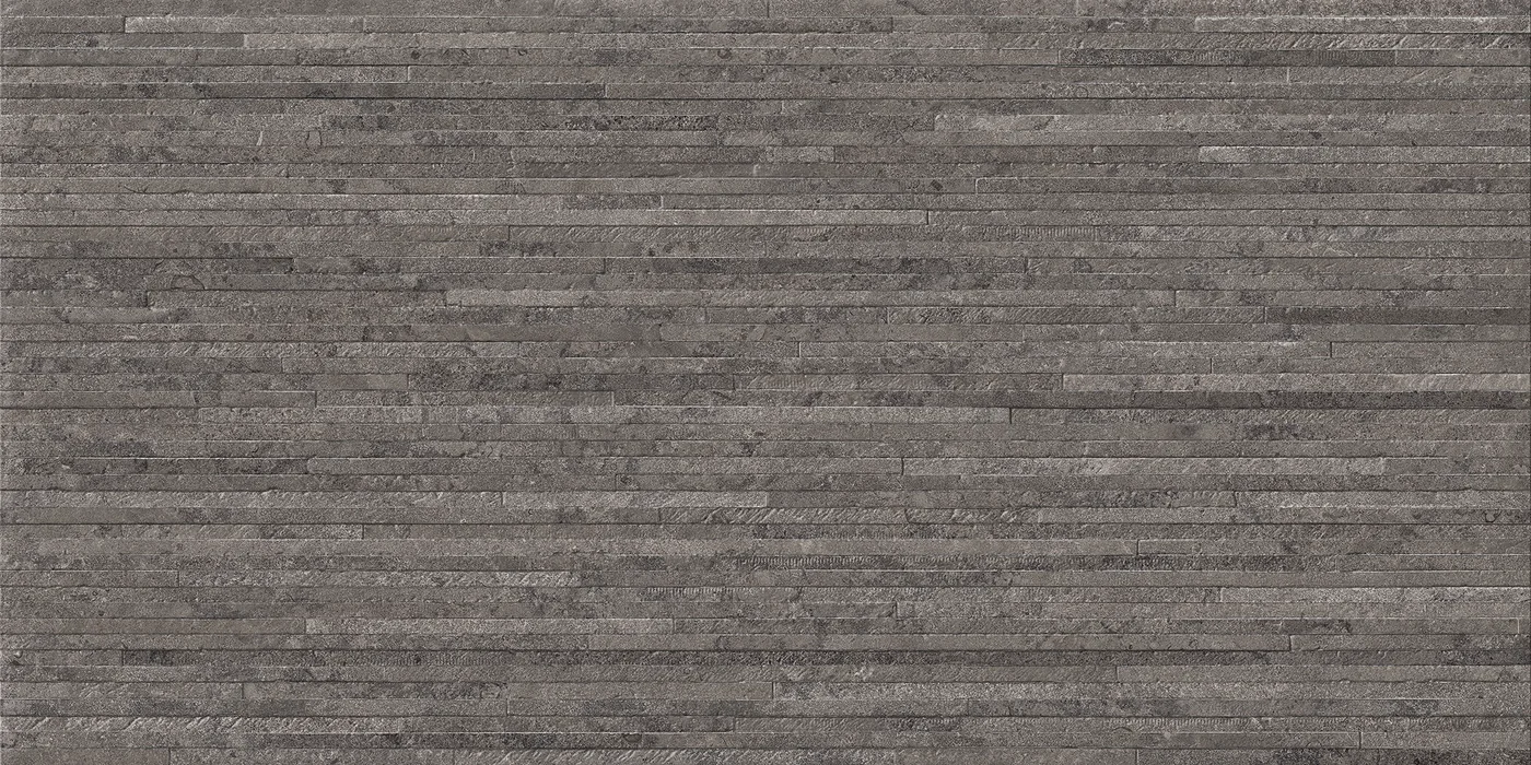 Ergon Portland Stone Decoro Lines Anthracite Naturale 60x120 см