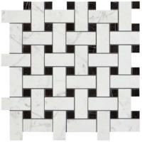 Мозаика керамогранит Marvel Stone Basketweave Cold Lapp. (AS2O) 30x30 от Atlas Concorde (Италия)