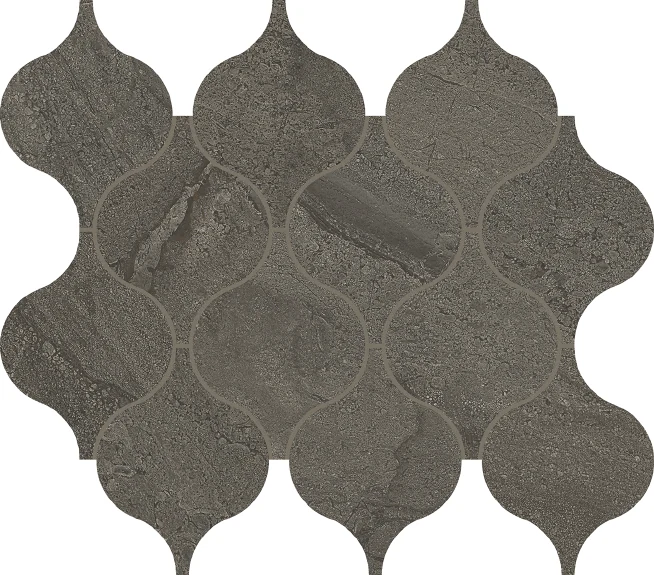 Provenza Pietra Di Orosei Mosaico Provenzale Evo Grigio Bruciato Silktech 29,2x33,2 см