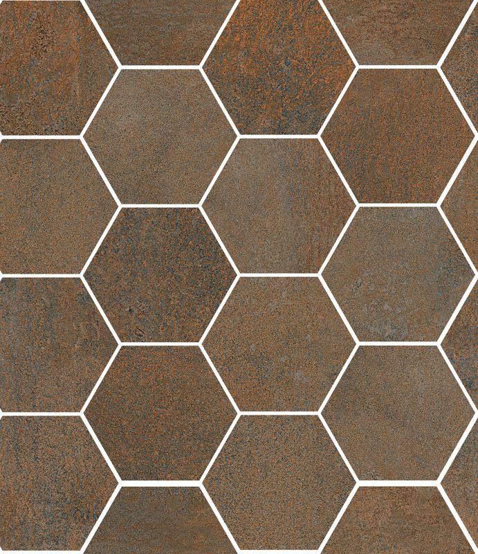 Керамогранит Hexagon Oxidart Copper 26×30