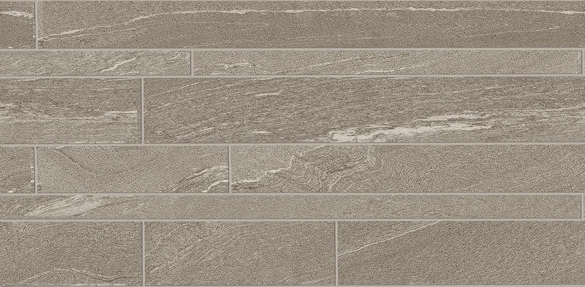 Ergon Stone Talk Listelli Sfalsati Martellata Taupe Naturale 30x60 см