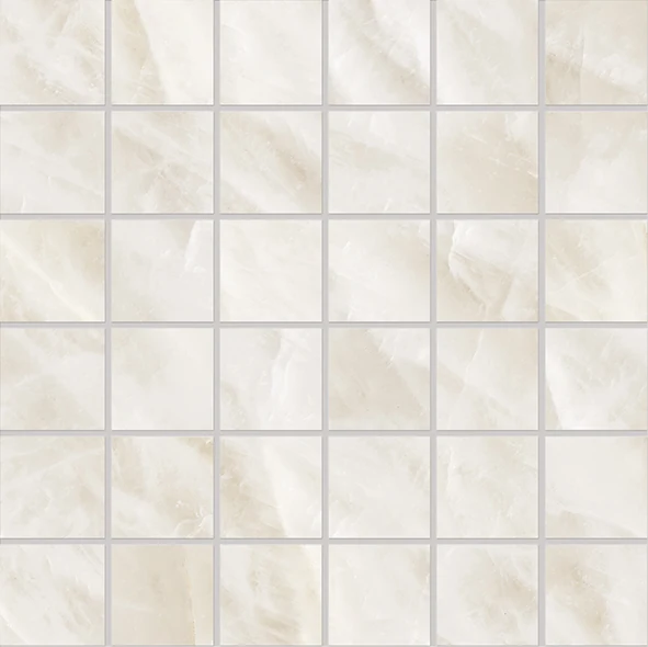 Emil Tele Di Marmo Crystal Mosaico 50 X 50 Vitrum White Silktech 30x30 см