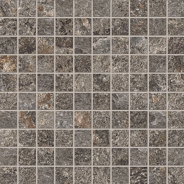 Ergon Oros Stone Mosaico 30 X 30 Anthracite 30x30 см