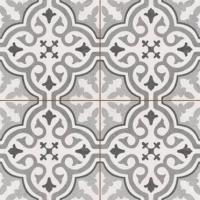 Напольная плитка  HYDRAULIC GRACE SILVER (HYD_GRC_SL) 45x45 от Kerlife Ceramicas (Испания)