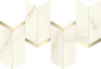 Мозаика Marvel X Calacatta Apuano Mosaico Chevron Lappato (AF8W) 19.2x46.3 от Atlas Concorde (Италия)