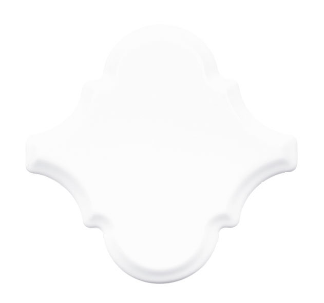 Настенная плитка RENAISSANCE ARABESCO BISELADO SNOW CAP (ADST8001) 15x15 от ADEX (Испания)