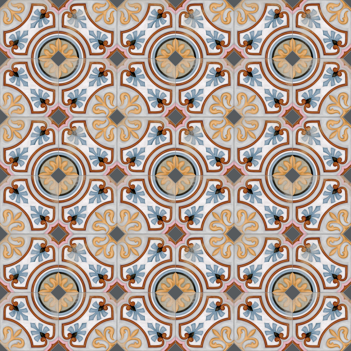 Декор Octogono Diglas Multicolor 20x20 от Vives Ceramica (Испания)