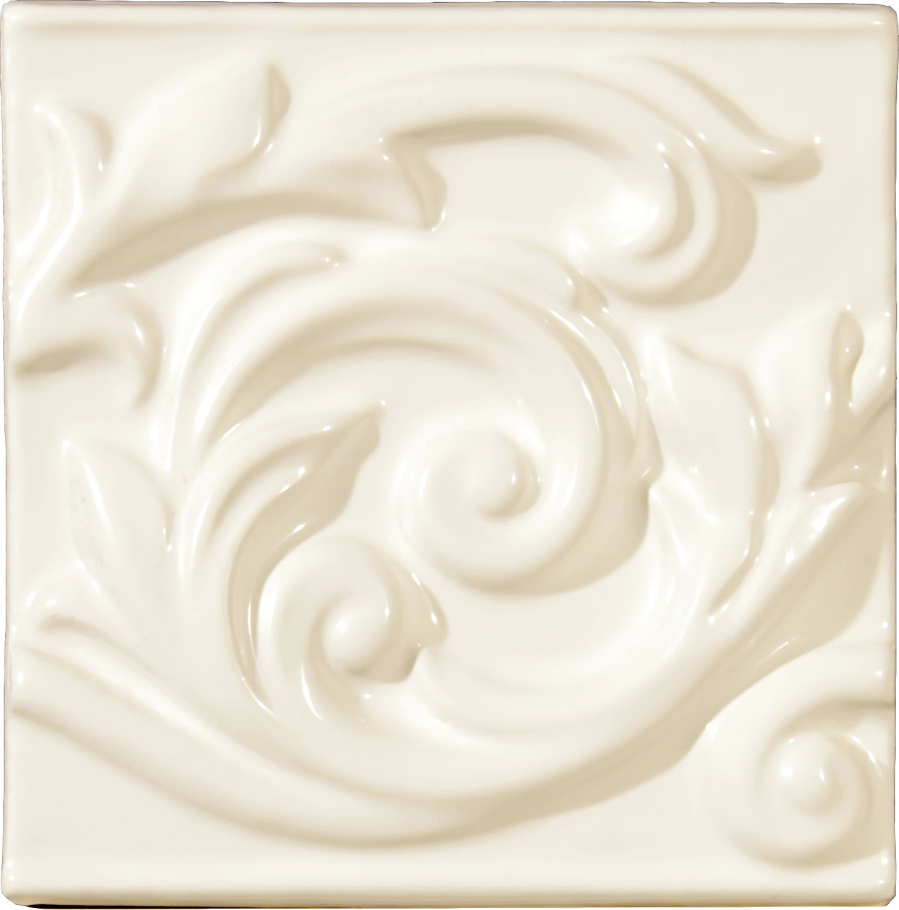 Grazia Essenze · VOLUTA 13X13 BIANCO CRAQUELE'