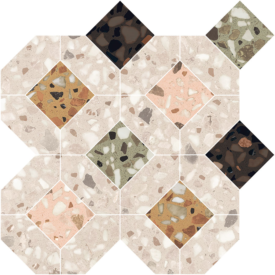 Мозаика Chicco Quadra Mosaic Light 33.7x33.7