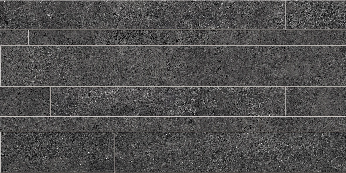 Provenza Re-Play Concrete Listelli Sfalsati Recupero Anthracite 30x60 см