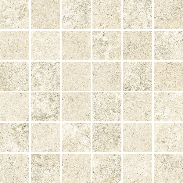 I Travertini Mosaico Bianco Cross Cut 9mm