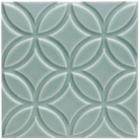 Декор NERI LISO BOTANICAL SEA GREEN (ADNE4147) 15x15 от ADEX (Испания)