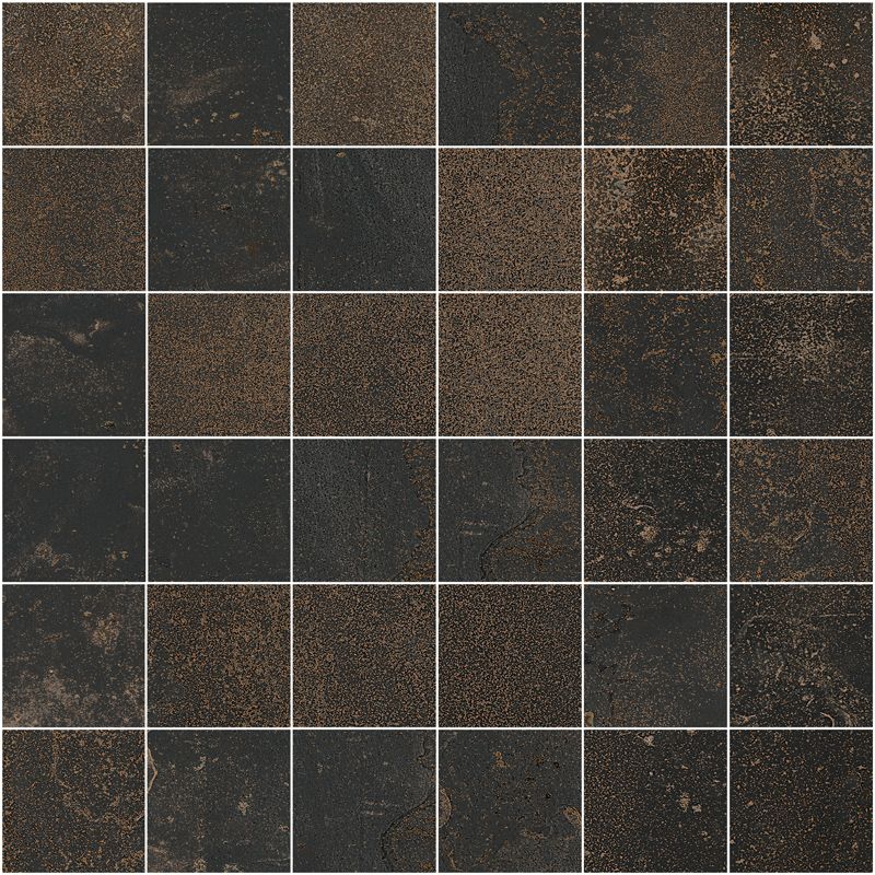 Керамогранит Mosaico Oxidart Black 30×30