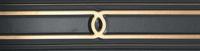 Бордюр Marvel Gold Black LVGB 7.8x30.5 от Atlas Concorde (Италия)