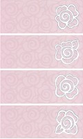 Popelin-4 Lila Blanco 20x50