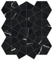 Мозаика Marvel Meraviglia Black Origin Hexagon Lapp.(AJQ2) 40.3x46.6 от Atlas Concorde (Италия)