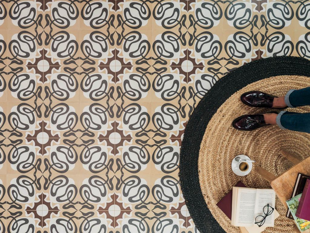 Керамогранит Alameda Andrassy-R Blanco 20x20 от Vives Ceramica (Испания)