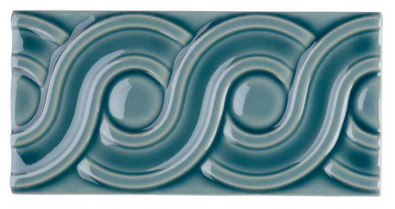 Бордюр MODERNISTA RELIEVE CLASICO C/C GRIS AZULADO (ADMO4083) 7.5x15 от ADEX (Испания)
