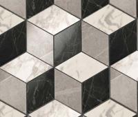 Мозаика Marvel Mosaico Esagono Multicolor Cold ADVQ 30x35 от Atlas Concorde (Италия)