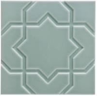 Декор NERI LISO STAR SEA GREEN (ADNE4149) 15x15 от ADEX (Испания)