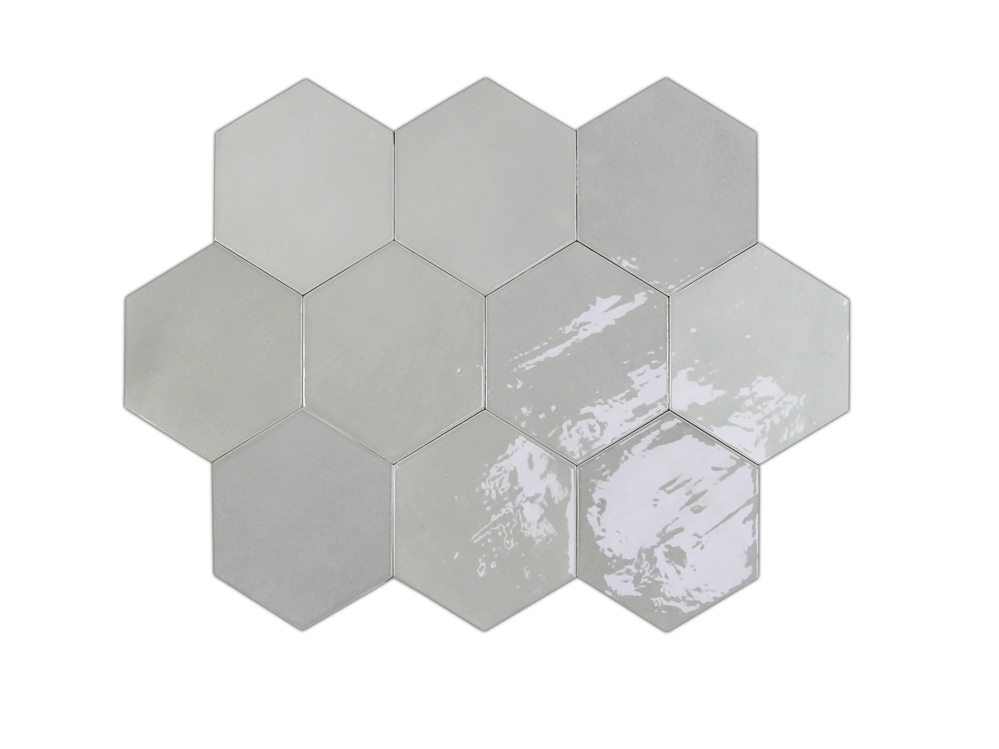 Zellige Hexa Grey