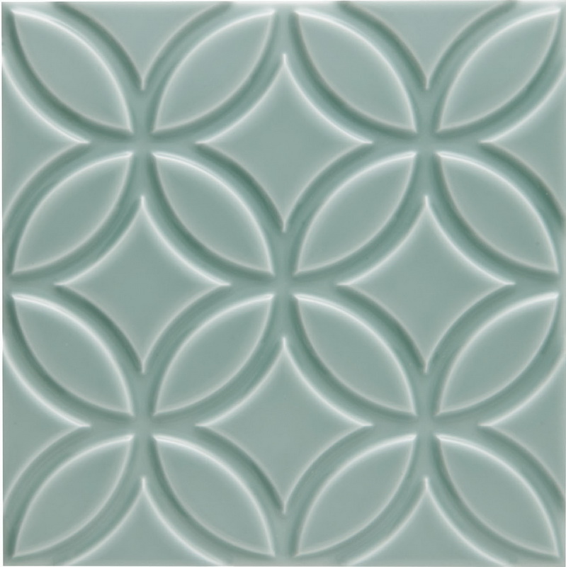 Декор NERI RELIEVE BOTANICAL SEA GREEN (ADNE4147) 15x15 от ADEX (Испания)