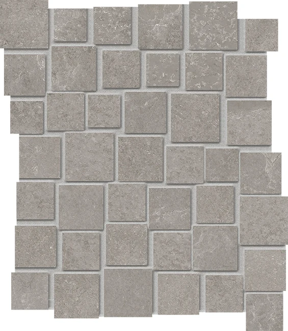 Provenza Groove Mosaico Penta Bright Grey 33x28,7 см