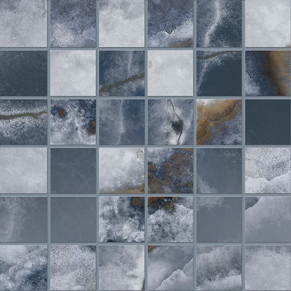 Emil Tele Di Marmo Onyx Mosaico 50 X 50 Onyx Blue Silktech 30x30 см