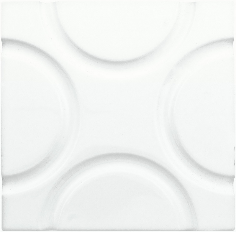 Декор NERI RELIEVE GEO BLANCO Z (ADNE4128) 15x15 от ADEX (Испания)