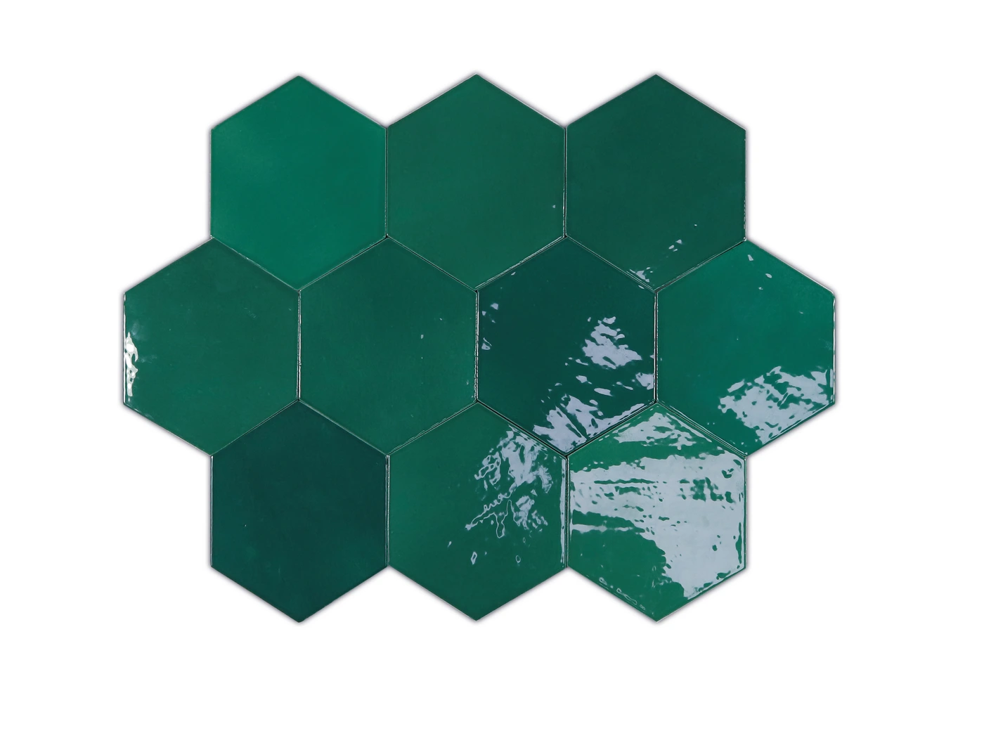 Zellige Hexa Emerald