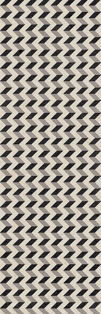 Black&Cream Cream-R Zigzag