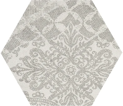 Provenza Gesso Esagona Patchwork Pearl Grey 25,5x29,4 см