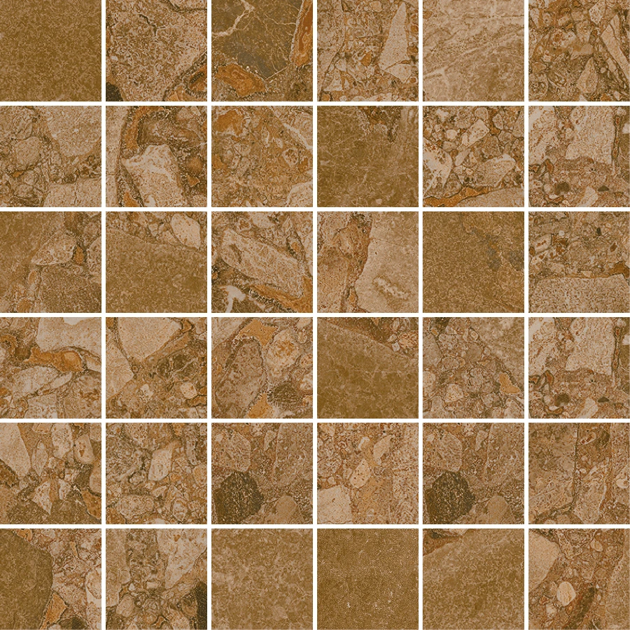 Black&Cream Brown Mosaic Wash