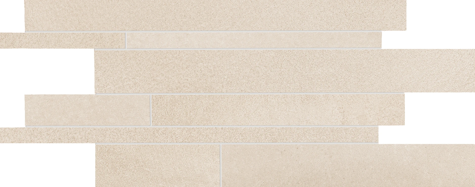Ergon Tr3Nd Listelli Sfalsati Concrete Ivory 30x60 см