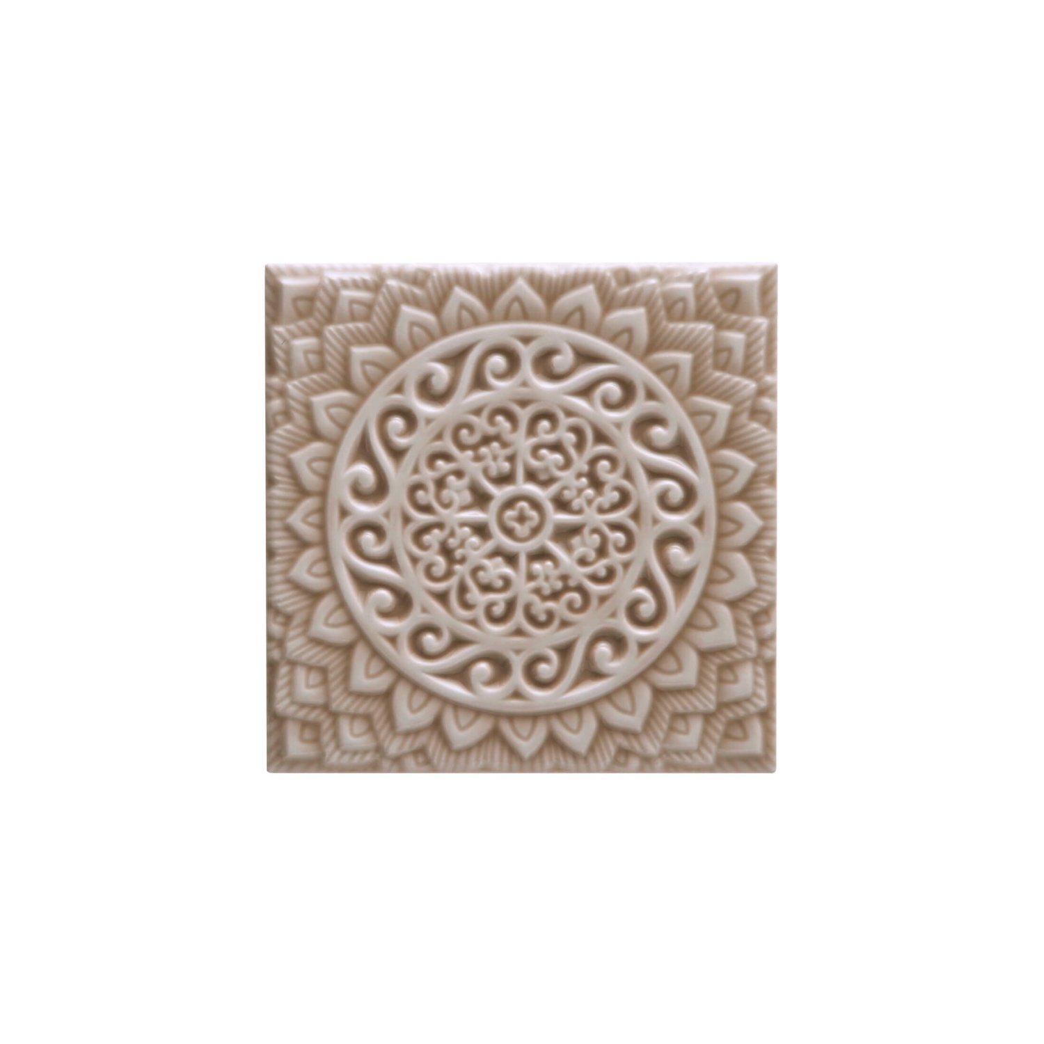 Декор STUDIO ДЕКОР RELIEVE MANDALA UNIVERSE SANDS (ADST4100) 14.8x14.8 от ADEX (Испания)