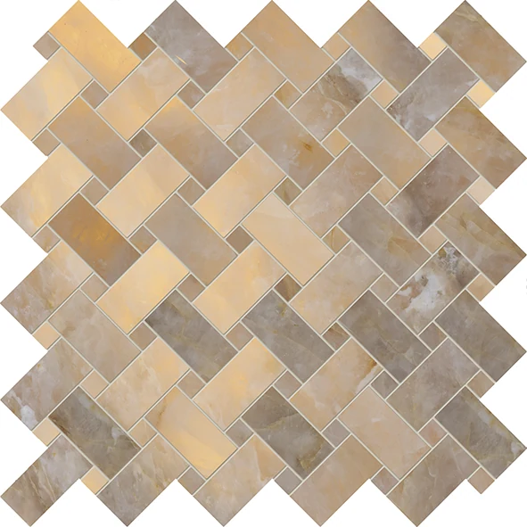 Emil Tele Di Marmo Lumia Intrecci Golden Ambra Lappato 30x30 см