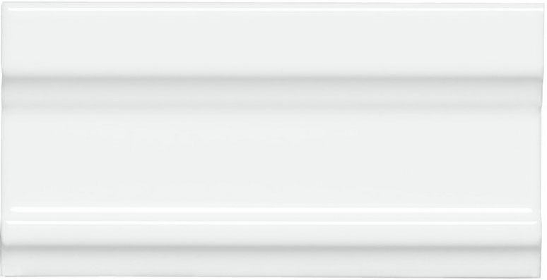 Бордюр NERI CORNISA CLASICA BLANCO Z (ADNE5324) 7.5x15 от ADEX (Испания)