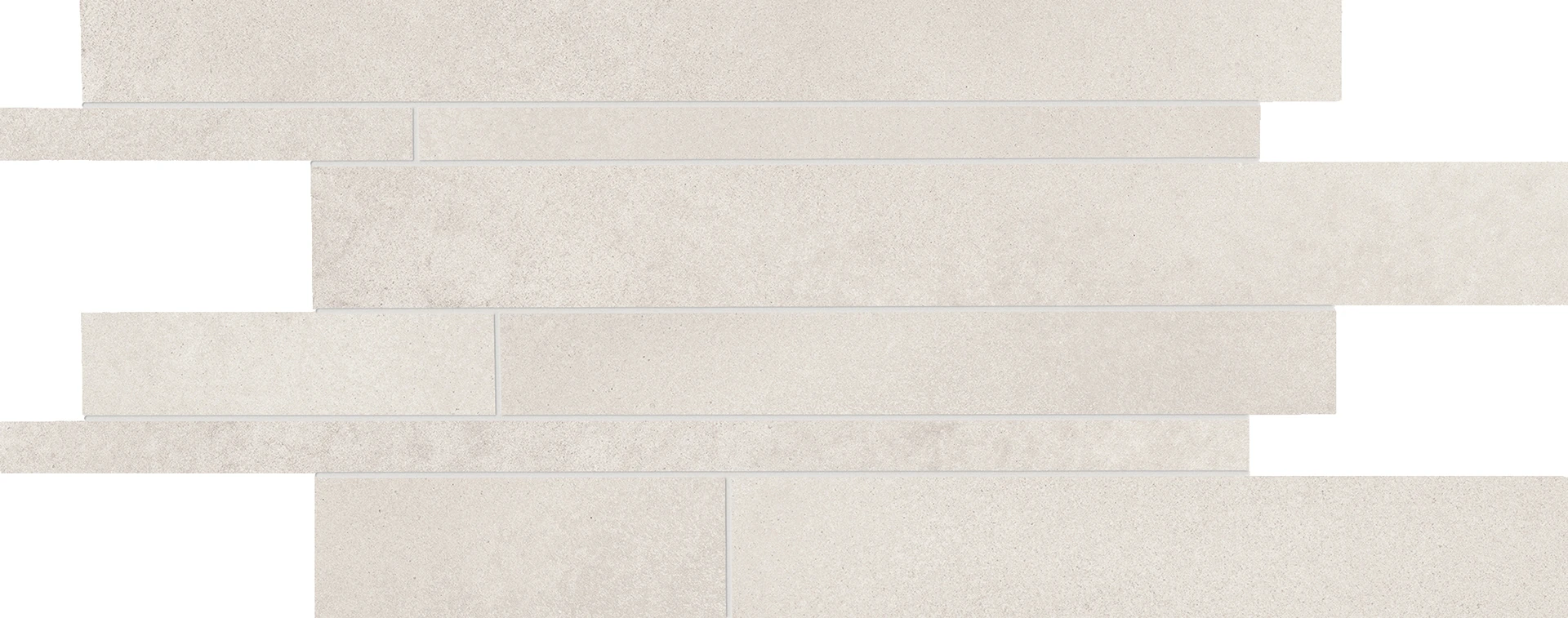 Ergon Tr3Nd Listelli Sfalsati Concrete White 30x60 см