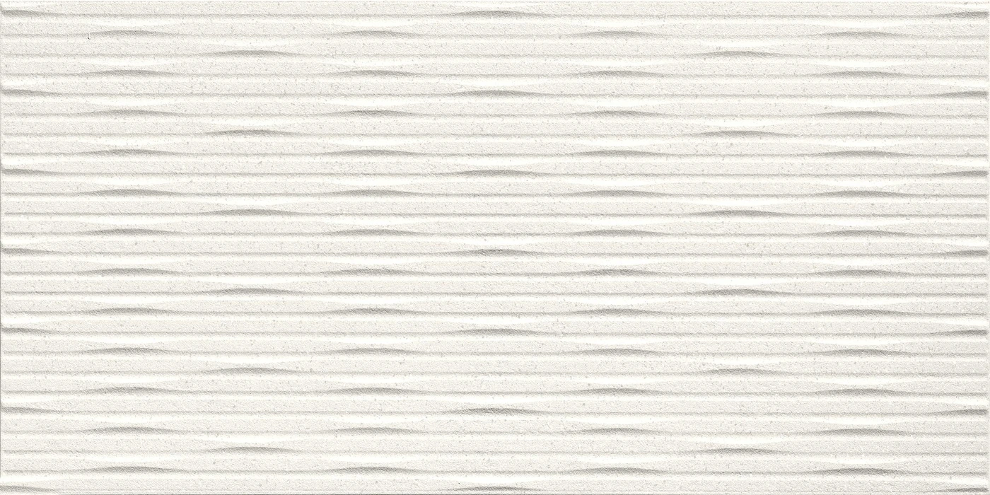 Керамическая плитка 3D Wall Carve Whittle White Матовый 40×80
