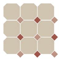 Topcer Мозаика (Field materials) Мозаика керамическая сетка 30х30 см (цвет 01 + цвет 04 + цвет 20)
