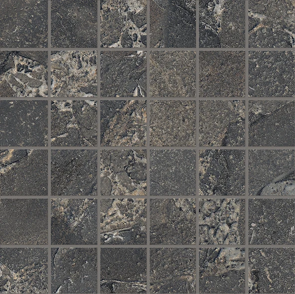 Provenza Unique Intensity Mosaico 50 X 50 Cobblestone Black 30x30 см