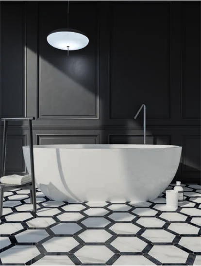 Love Affairs | Calacatta Hexagon - Mini Crayon Onix