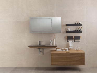 Настенная плитка Bottega Acero 45x120 от Porcelanosa (Испания)